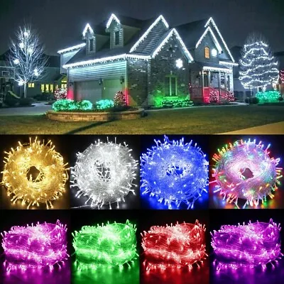 £44.99 • Buy Christmas Fairy String Lights Light Plug In Battery LED Indoor & Outdoor Gift