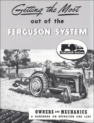 Ford Tractor Ferguson Hitch Implement Manual 2N 9N 8N Plow Disc Harrow • $22.95