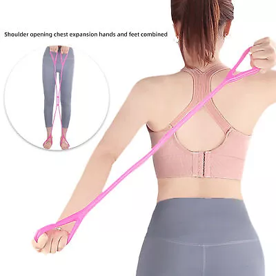 Elastic Yoga Stretch Heavy Resistance Bands Exercise Fitness Workout Band • $11.81