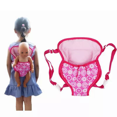 Baby Doll Carrier Backpack Doll Accessories Front/Back Carrier 15-18 Inch • $15.59