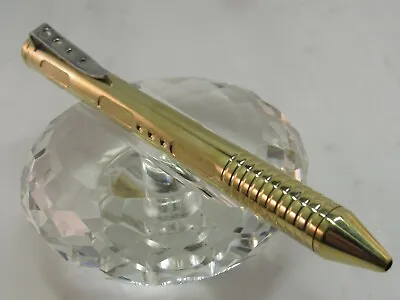 High Quality Pure Brass Bolt Action Tactical Pen With Stainless Steel Clip • $35.99