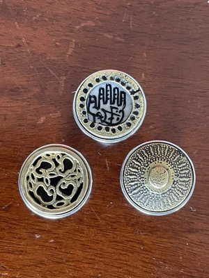 $22 • Buy Noosa Amsterdam 3 X Chunk Lot Set Gold Silver Blacks