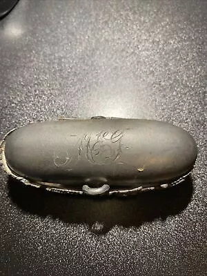 EG Webster Son Engraved Silver Plate Oblong Footed Box ~ Old • $25