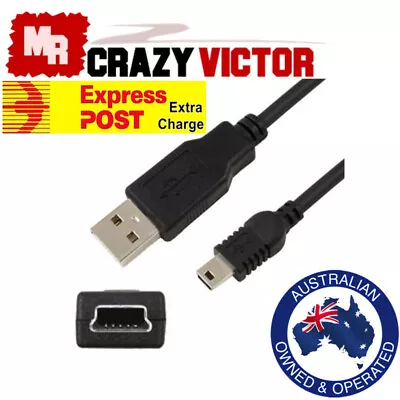 USB Charger Charging Cord Cable For Navman MiVue 580 560 530 338 358 388 • $5.98