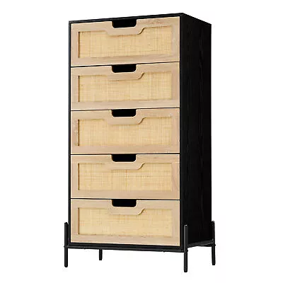  47.2 H Farmhouse 5 Chest Of Drawers For Living Room Hallway Entryway Closet     • $168.34