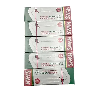 5pk Make Your Own Rizla King Size Menthol Cigarette Filter Tubes (5 X 100) • £9.96