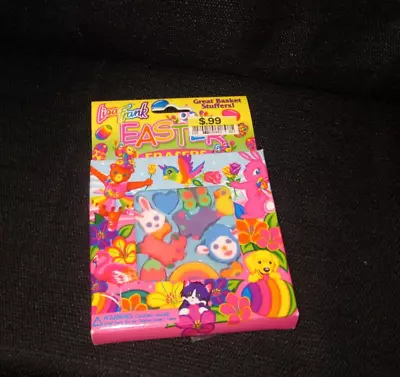 Lisa Frank  Easter Mini Erasers  Bunny Lamb Basket Stuffer Vintage 1990s NIP • $9.99