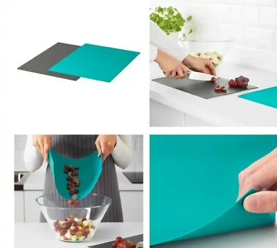 2x Chopping Boards Serving Board Ikea Finfordela Bendable Flexible NEW Pack • £7.90