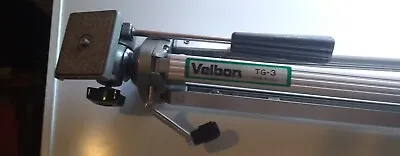 VTG Velbon TG-3 Tripod Made In The USA. Grey Black  Aluminum Built To Last! • $40
