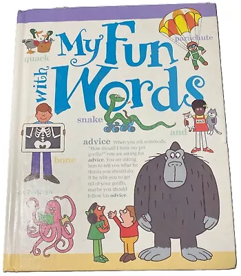 My Fun With Words Dictionary Book 2 L-Z By James Erthal • $8.96