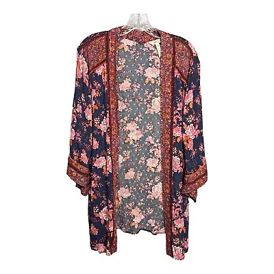 Matilda Jane Clothing Just Imagine Olivia Floral Print Kimono Women's M/L • $25