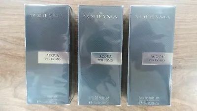 Brand New Boxed 3 X 15ml YODEYMA PARIS PERFUME ACQUA PER UOMO. 3 X 15ml. • £11.99