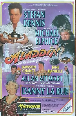 Aladdin Flyer Stefan Dennis Michael Elphick Danny La Rue Allan Stewart • £8