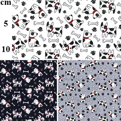 £1.50 • Buy 100% Cotton Poplin Fabric Rose & Hubble Cartoon Dogs Puppies Spotty Puppy