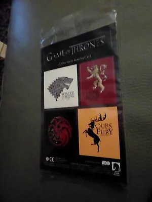 Fridge Magnet - Game Of Thrones House Sigil Fridge Magnet Set New & Sealed • £1.50