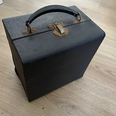 Vintage  7  Single Vinyl Record Storage Box   Carry Case Used - 50 + Years Old • £8.27