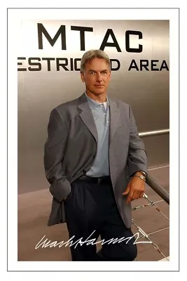 Mark Harmon Signed Photo Print Autograph Ncis Leroy Jethro Gibbs • £3.49