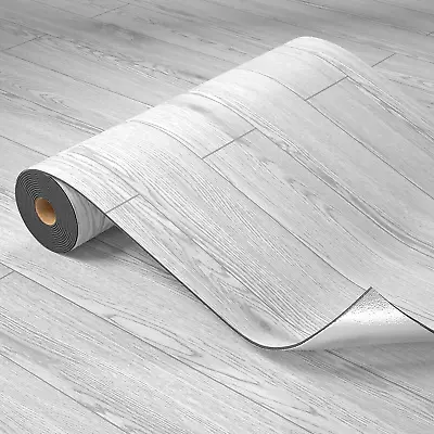 Peel And Stick Vinyl Flooring Roll 23 X 118 /19 Sq.Ft Thicken Self Adhesive Vin • $43.74