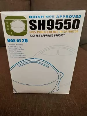 Niosh N95 Approved Face Mask Sh9550 N95 Particulate Respirator • $16.50