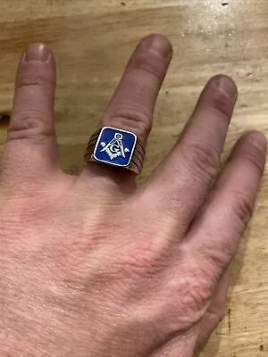£28.71 • Buy Mason Ring Masonic Metal George Washington Masonic 33rd Man Cave Collector GIFT