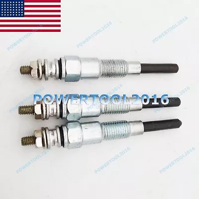 3 Pieces Glow Plug For Kubota F2260 R F2560E F2880 F2880E F3060 F3680 F2400 • $44.68