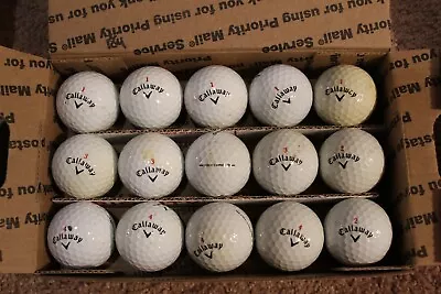 15 Used Callaway Hex Chrome Golf Balls -- Balls AAA+ Condition • $7