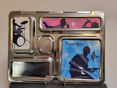 PlanetBox Rover Stainless Steel Lunch Box 5 Compartments Bento Planet Box • $14.99