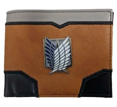 Attack On Titan The Wings Of Freedom Survey Corps Logo Bifold Wallet Money • $14.99