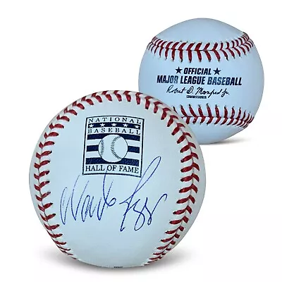 Wade Boggs Autographed Hall Of Fame HOF Logo Signed Baseball Beckett COA + Case • $149