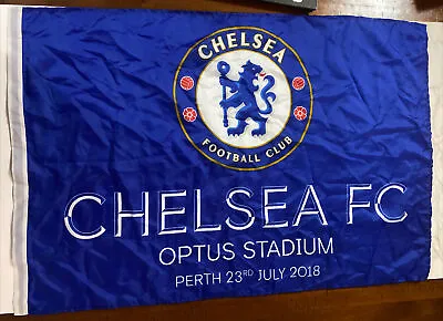 Chelsea Football Club Flag Optus Stadium Perth 23rd July 2018 Momento • $15