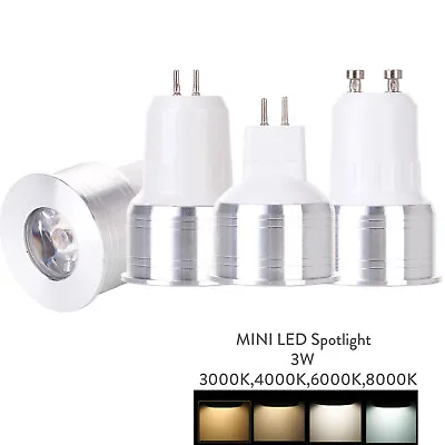 3W LED Spotlight MR16 High Power Mini GU10 Spot Lights 30° AC DC 12V 110V 220V • $3.26