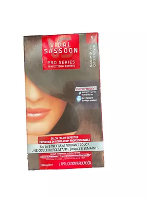 VS Vidal Sassoon  Pro Series Medium  Brown Vibrant Permanent Hair Color #5 • $12.99