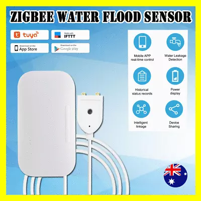 ZigBee Alarm System Water Flood Sensor Leak Detector Works With Zigbee Gateway • $23.35