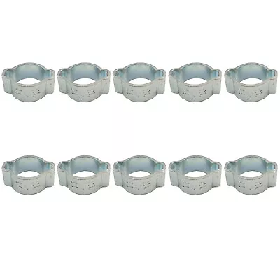 Twin Ear Hose Clamp 11 To 13mm - Double Ear Crimp - PACK OF 10 - Suits Oetiker  • $18.99