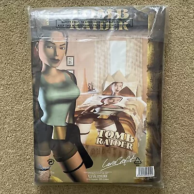 Lara Croft Tomb Raider One Pair Curtains Rare • £82