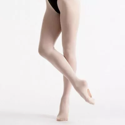 £4.75 • Buy Girls Womens Ballet Dance Tights Footed Convertible Footless Pink Black