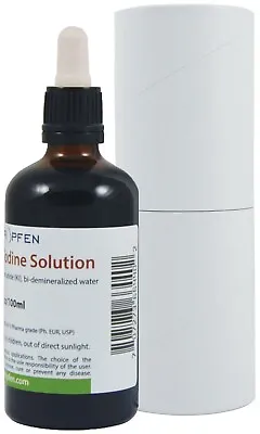 Lugolian Iodine Solution 5% 100ml Lugol's Pharmaceutical Quality | 15% Iodine Formula • £26.68