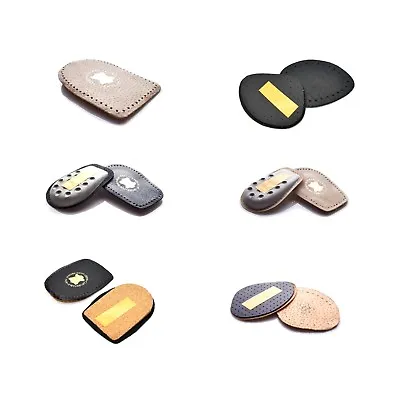 £3.88 • Buy Shoes Insoles Unisex Leather Heel Support Half Insoles Orthotic Lift Pad Cushion