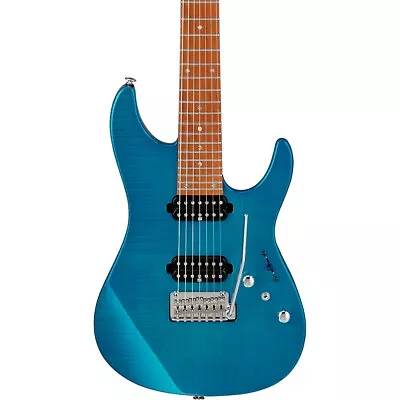 Ibanez MM7 Martin Miller Signature Electric Guitar Transparent Aqua Blue • $2799.99