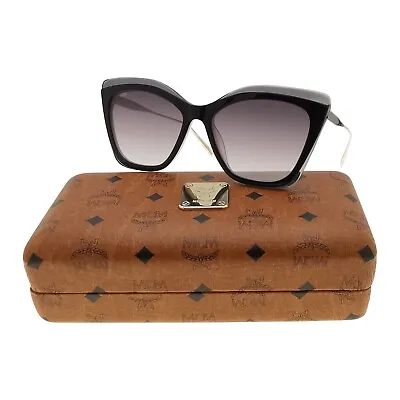 MCM München MCM698S 022 Sunglasses Black/Gold Butterfly Monogram Case Women's • $89.96