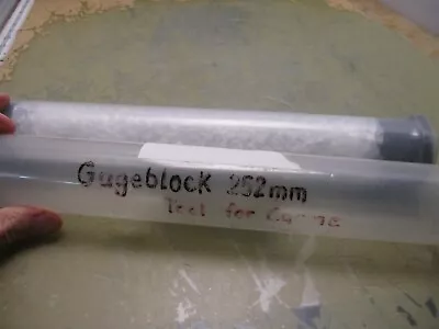 Koba 252mm Metric Steel Gage Block Gauge Grade 1 [2*OO-80] • $200