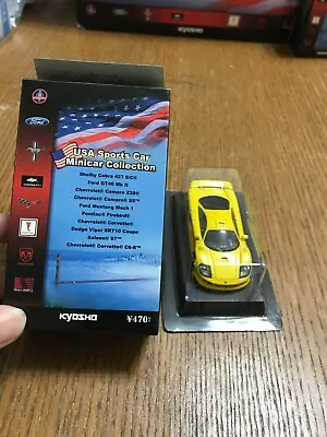 Kyosho - USA Car Collection - Saleen S7 - Yellow - 1/64 Mini Car - R11 • $9.99