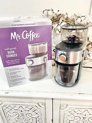 Mr. Coffee Burr Coffee Grinder Automatic Grinder With 18 Presets For French Pre • $37.05