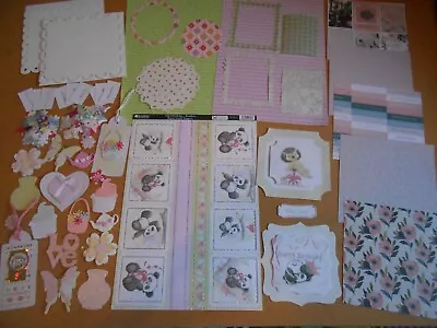 Cute Kanban Panda Toppers & Co-ordinating Papercrafts Bundle Craft Clearout • £2.99