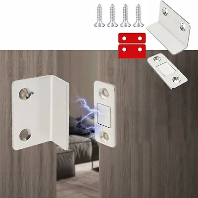 Strong Magnetic Catch Latch Ultra Thin For Door Cabinet Cupboard Fast Postage • £2.79