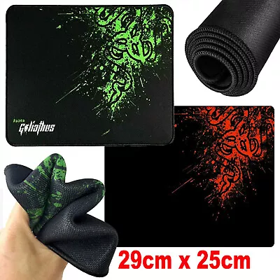 Razer Goliathus Speed Edition Gaming Mouse Mat Pad Green/Red Locked Laptop AUS • $7.49