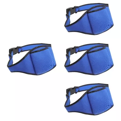  4 Count Mic Belt Bag Fitness Storage Holder Microphone Sports • £22.89