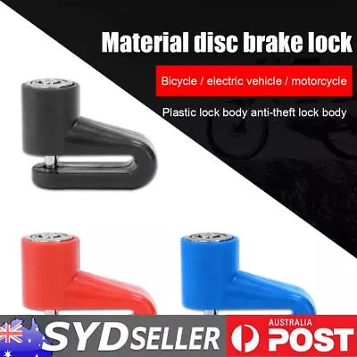 Electric Scooter Disc Brake Lock Anti Theft With Lock Frame Accessories For M365 • $9.09