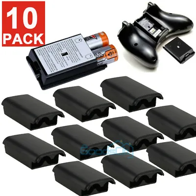 $12.49 • Buy Lot AA Battery Back Cover Case Shell Pack For Xbox 360 Wireless Controller Black