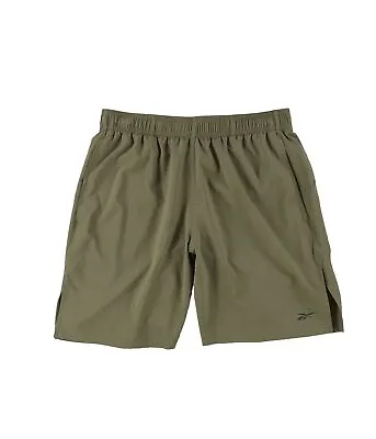 Reebok Mens Austin Athletic Workout Shorts Green Medium • $34.50